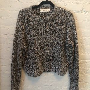 Zara Multicolor sequin knit sweater